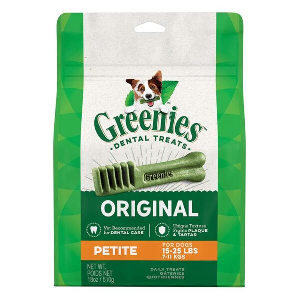 Greenies Original Dental Treats For Dogs - Petite (7-11 Kg)  1 Kg