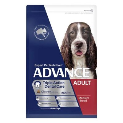 Advance Triple Action Dental Care Adult Medium Breed Dog Dry Food (Chicken & Rice)  13 Kg