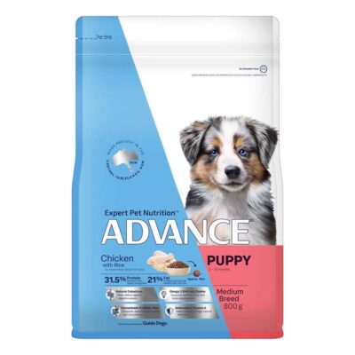 Advance Puppy Medium Breed Dog Dry Food (Chicken & Rice)  800 Gm