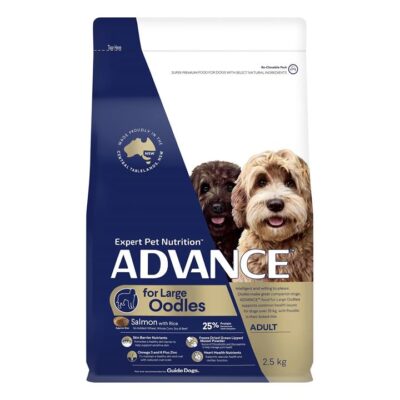 Advance Salmon With Rice Large Breed Oodles Adult Dog Dry Food  2.5 Kg