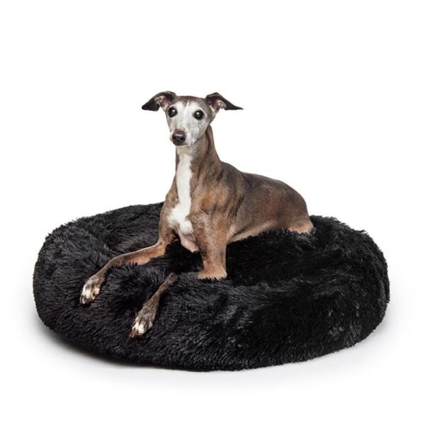 Australian Made (M) 80cm - Calming Dog Bed - Black