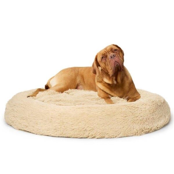 115 cm XXL Calming Dog Bed - Dark Grey