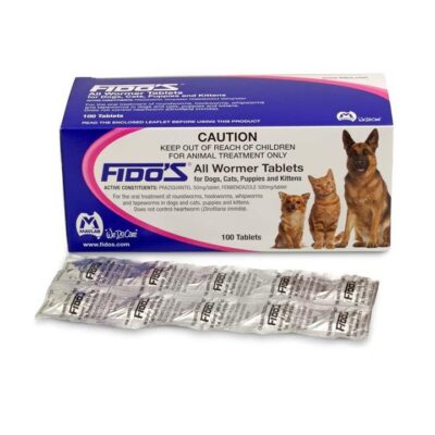 Fidos Allwormer Tablets 100 Pack