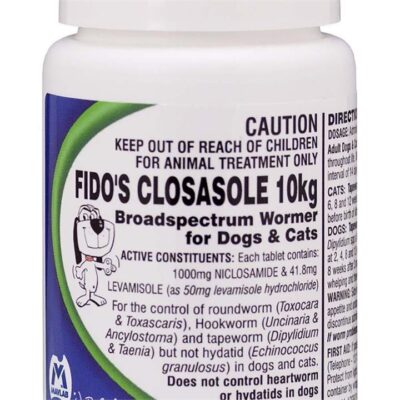 Fido'S Closasole 10Kg Tablets X 10