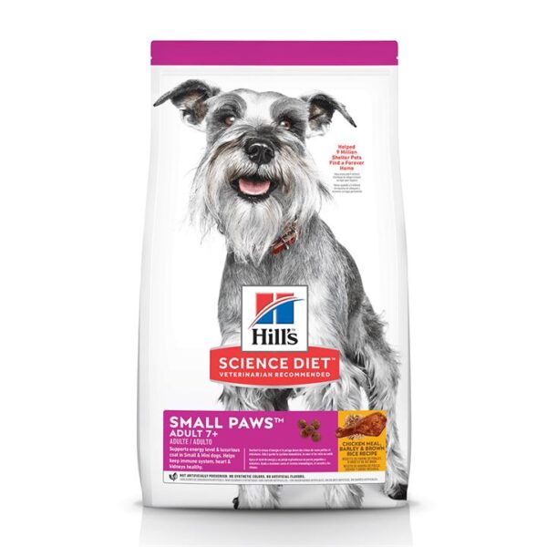 Hill's - Adult Dog - (7+) - Small PAWS - 7.03kg