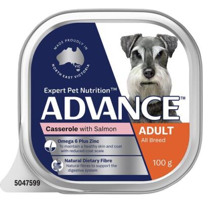 Advance Dog Adult Salmon Cass 100G 12Pk(441708)(Om12)