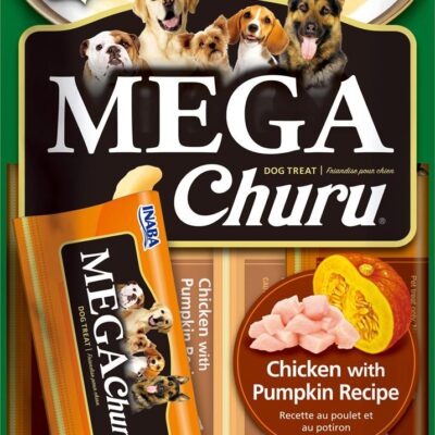 Inaba Dog Mega Churu Puree Chkn Pmpkn 144G 6Pk (Om6)
