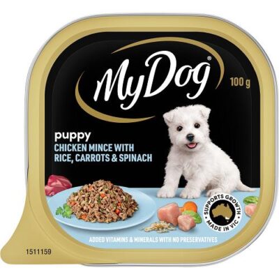 My Dog Puppy Min Chkn Rice Car Spnch 100G 12Pk (251074)(Om12)