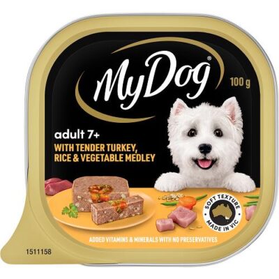 My Dog Snr Turk & Rice Topped W Veg 100G 12Pk(220693)(Om12)