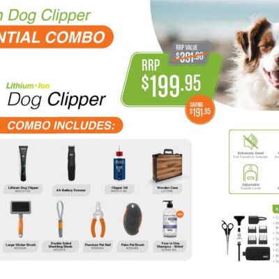 Lithium Dog Clipper Essential Combo *Spec Order*
